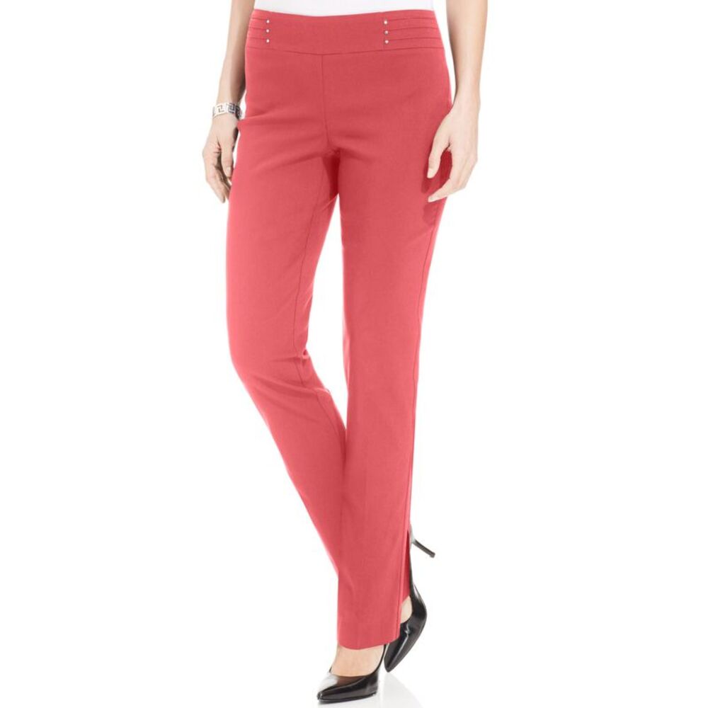 JM Collection Studded Pull On Tummy Control Pants